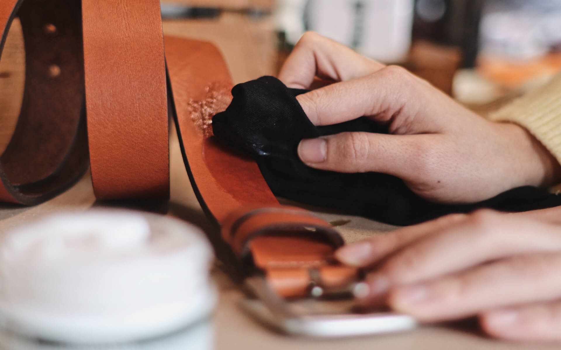 how to care for your full grain leather belt by the british belt company